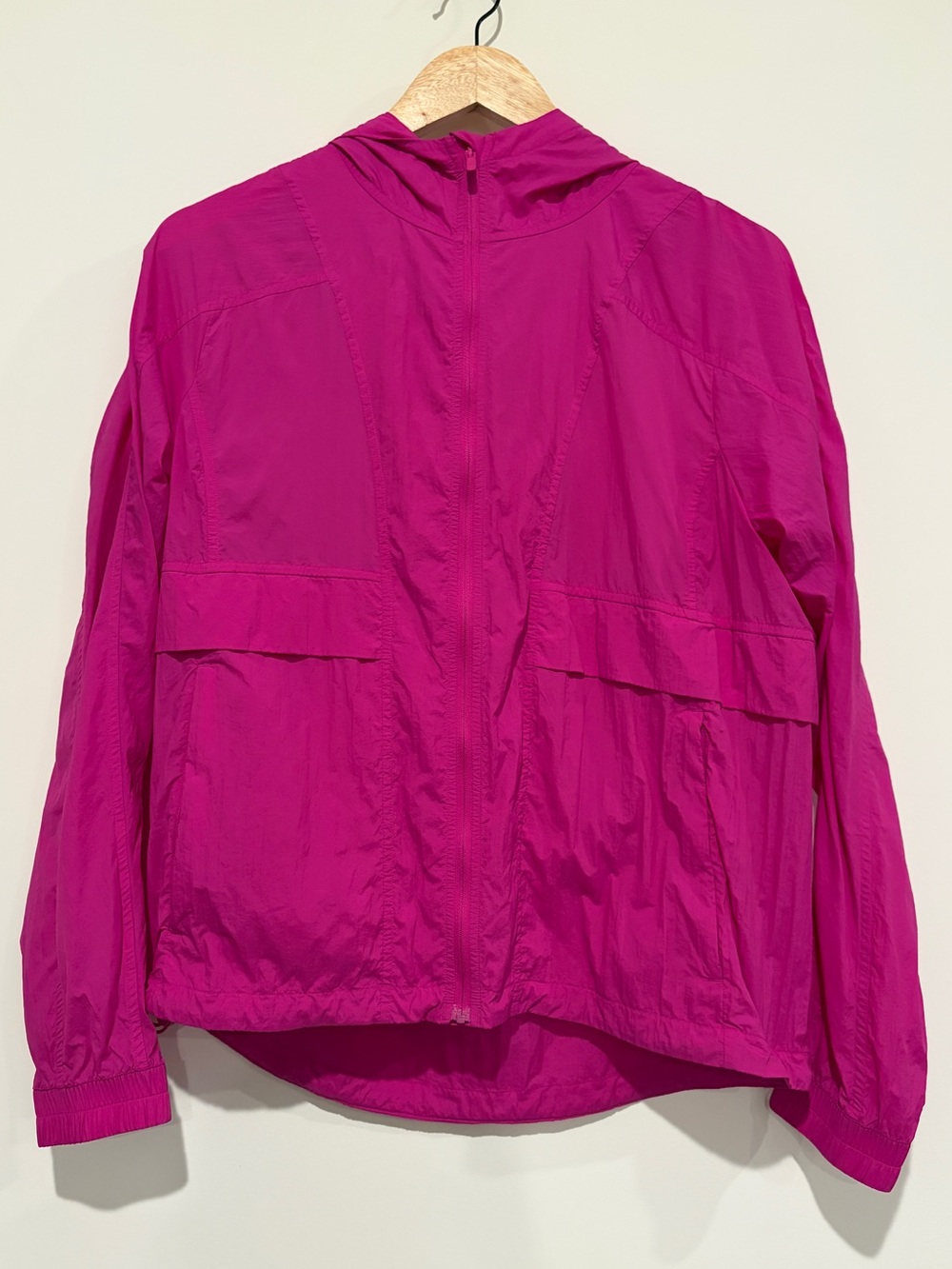 Lululemon Size 8 Purple Highlight Hood Lite Packable Windbreaker Jacket Pouch